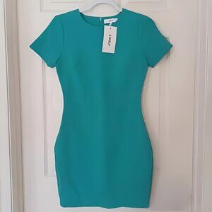 Likely NYC Manhattan Mini Dress Turquoise Size 4 NWT